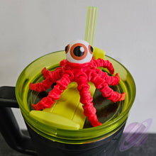 Load image into Gallery viewer, OCELLOUS ALIEN-3D PRINTED STRAW BUDDY