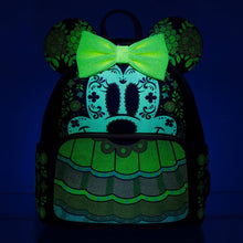 Load image into Gallery viewer, Loungefly Minnie Mouse Dia De Los Muertos Sugar Skull Mini Backpack-EXCLUSIVE
