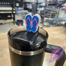 Load image into Gallery viewer, FLIP FLOPS-3D PRINTED STRAW BUDDY