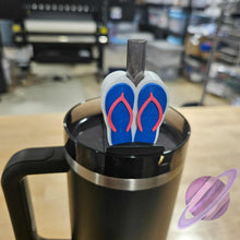 Load image into Gallery viewer, FLIP FLOPS-3D PRINTED STRAW BUDDY