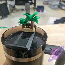 Load image into Gallery viewer, PALM TREES-3D PRINTED STRAW BUDDY