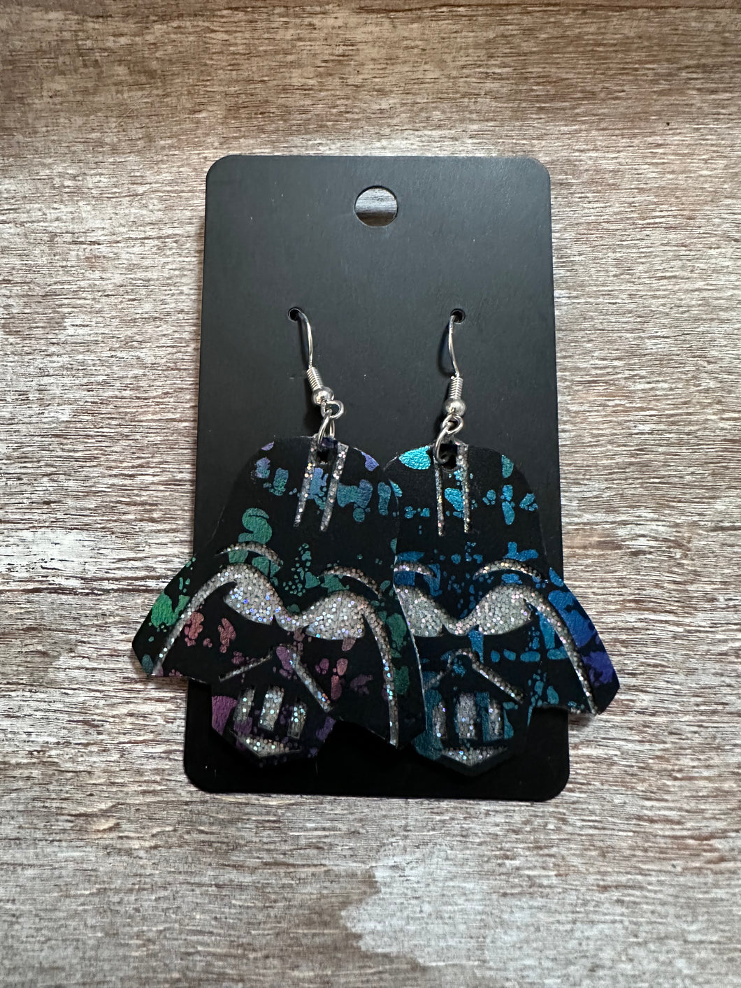 Rainbow Vader Earrings