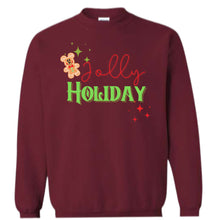 Load image into Gallery viewer, Jolly Holiday Gingerbread Sweatshirt or Tee