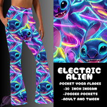Load image into Gallery viewer, ELECTRIC ALIEN-YOGA FLARES 7-PREORDER DUE 10/2