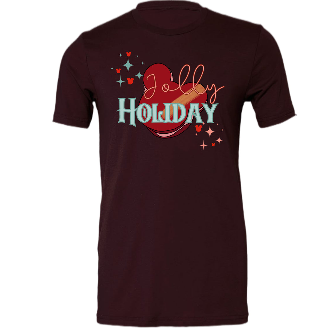 Jolly Holiday Macaron Sweatshirt or Tee
