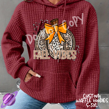 Load image into Gallery viewer, FALL VIBES - CUSTOM WAFFLE HOODIES PREORDER CLOSING 9/30