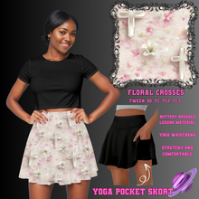 Load image into Gallery viewer, FLORAL CROSSES-SKORT 4 PREORDER CLOSING 2/13