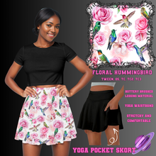 Load image into Gallery viewer, FLORAL HUMMINGBIRD-SKORT 4 PREORDER CLOSING 2/13