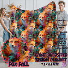 Load image into Gallery viewer, FOX FALL-OVERSIZED THROW 14-PREORDER CLOSING 10/8