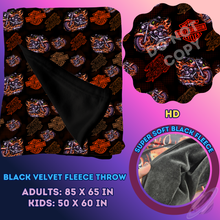 Load image into Gallery viewer, HD- SOFT BLACK FLEECE THROW 13-PREORDER CLOSING 1/14
