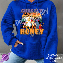 Load image into Gallery viewer, HONEY DRIZZLES - CUSTOM WAFFLE HOODIES PREORDER CLOSING 9/30