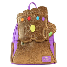 Load image into Gallery viewer, LF MARVEL SHINE THANOS GAUNTLET MINI BACKPACK
