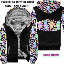 Load image into Gallery viewer, JACKET RUN 14-NEON BEARS-FLEECE OR COTTON LINER-PREORDER CLOSING 12/16