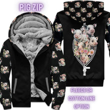 Load image into Gallery viewer, JACKET RUN 14-PIG ZIP-FLEECE OR COTTON LINER-PREORDER CLOSING 12/16