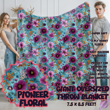 Load image into Gallery viewer, PIONEER FLORAL-OVERSIZED THROW 14-PREORDER CLOSING 10/8
