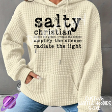 Load image into Gallery viewer, SALTY - CUSTOM WAFFLE HOODIES PREORDER CLOSING 9/30