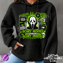 Load image into Gallery viewer, SCARY MOVIES - CUSTOM WAFFLE HOODIES PREORDER CLOSING 9/30