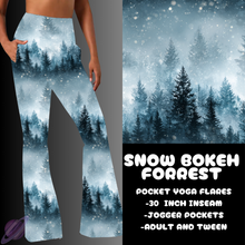 Load image into Gallery viewer, SNOW BOKEH FORREST-YOGA FLARES 7-PREORDER DUE 10/2