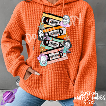 Load image into Gallery viewer, VHS MOVIE - CUSTOM WAFFLE HOODIES PREORDER CLOSING 9/30