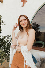 Load image into Gallery viewer, Tattoo Back Bralette – Embroidered Mesh Racerback Style