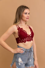 Load image into Gallery viewer, Crochet Lacey Charm Padded Bralette
