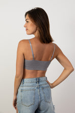 Load image into Gallery viewer, Comfort Chic Ribbed Lace Padded Bralette