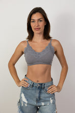 Load image into Gallery viewer, Comfort Chic Ribbed Lace Padded Bralette