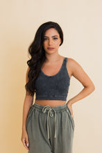 Load image into Gallery viewer, Just Breathe Washed Ribbed Bralette