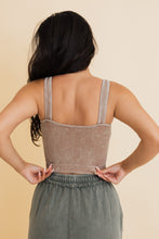 Load image into Gallery viewer, Just Breathe Washed Ribbed Bralette