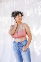 Load image into Gallery viewer, Boho Eye Lace Applique Bralette Plus