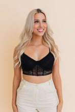 Load image into Gallery viewer, Chic Contours Lace Longline Bralette w/ Underline Small /