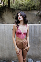 Load image into Gallery viewer, Copy of Velvet Lace Bralette Small / Blush