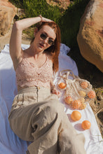 Load image into Gallery viewer, Cotton Crochet Longline Bralette