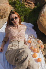 Load image into Gallery viewer, Cotton Crochet Longline Bralette