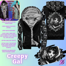 Load image into Gallery viewer, JACKET RUN 14-CREEPY GAL-FLEECE OR COTTON LINER-PREORDER CLOSING 12/16