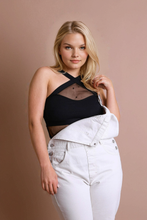 Load image into Gallery viewer, Cross Front Bralette Plus Size