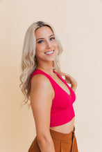 Load image into Gallery viewer, Eco Chic Ribbed Harmony Crop Top