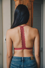 Load image into Gallery viewer, Eyelet Lace T-Back Bralette
