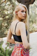 Load image into Gallery viewer, Flimsy Velvet Lace Cami Bralette