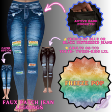 Load image into Gallery viewer, FREEZE POP-FAUX JEAN LEGGING-PREORDER CLOSING 12/2