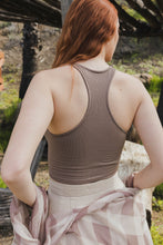 Load image into Gallery viewer, Grid Texture Racerback Brami Top