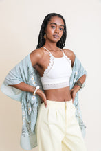 Load image into Gallery viewer, High Neck Crochet Trim Bralette