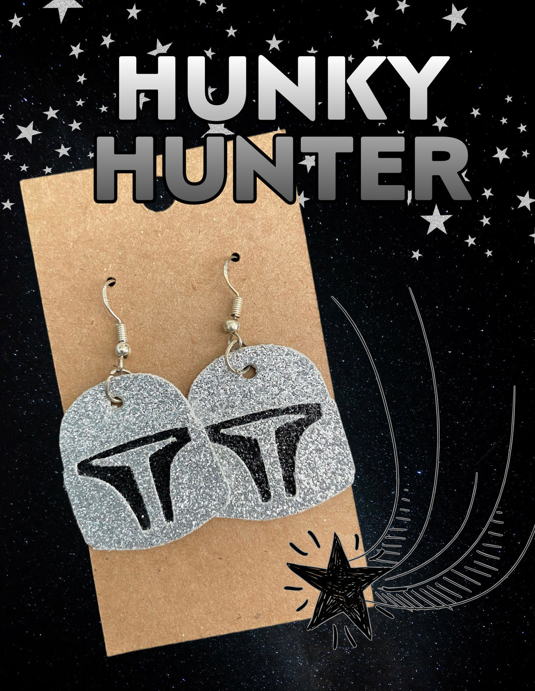 Sparkle Hunky Hunter Earrings
