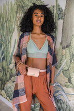 Load image into Gallery viewer, Lace Boho Racerback Bralette Sage