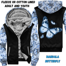 Load image into Gallery viewer, JACKET RUN 14-MANDALA BUTTERFLY-FLEECE OR COTTON LINER-PREORDER CLOSING 12/16