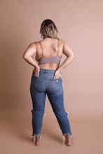 Load image into Gallery viewer, Chic plus size loop lace mocha brami with lightweight fabric.