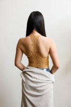 Load image into Gallery viewer, Racerback Flower Lace Bralette Padded