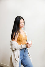 Load image into Gallery viewer, Racerback Flower Lace Bralette Padded