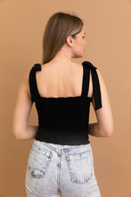 Load image into Gallery viewer, Seamless Vertical Smocked Tie Shoulder Top ๐