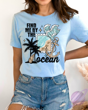 Load image into Gallery viewer, FIND ME BY THE OCEAN TEE